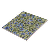Blaugras-Blume Fliese (Seite)