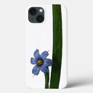 Blaugras-Blume und Blatt Case-Mate iPhone Hülle