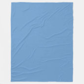 Blaugrau (Crayola) (Vollfarbe) Fleecedecke (Vorderseite)