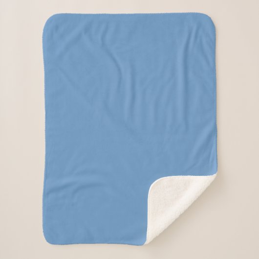 Blaugrau (Crayola) (Vollfarbe) Sherpadecke (Vorderseite)