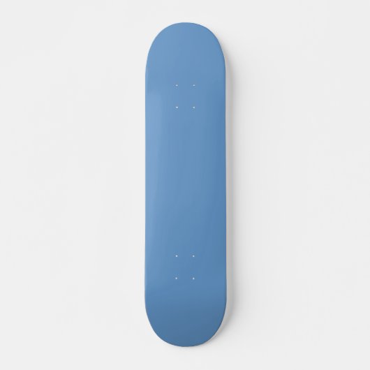 Blaugrau (Crayola) (Vollfarbe) Skateboard (Vorne)
