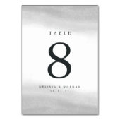 Blaugrau | PERSONALISIERTE TISCHNUMMER (Vorderseite)