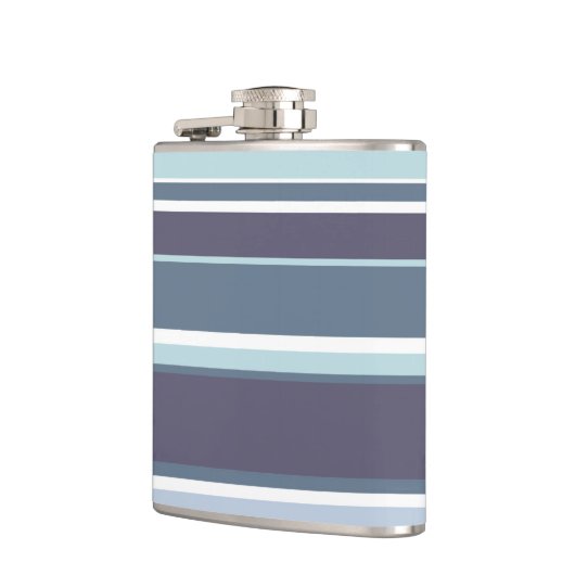 Blaugrau Streifen Flachmann (Links)