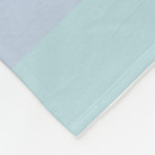 Blaugrau Streifen Fleecedecke (Ecke)