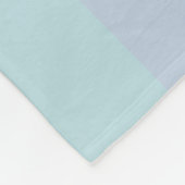 Blaugrau Streifen Fleecedecke (Ecke)