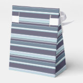Blaugrau Streifen Geschenkschachtel (Rückseite)
