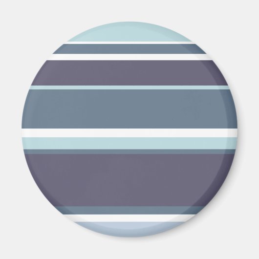 Blaugrau Streifen Magnet (Vorne)