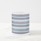 Blaugrau Streifen Mattglastasse (Mittel)