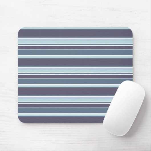 Blaugrau Streifen Mousepad (Mit Mouse)