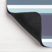 Blaugrau Streifen Mousepad (Ecke)