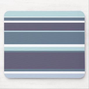Blaugrau Streifen Mousepad