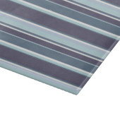 Blaugrau Streifen Schneidebrett (Ecke)