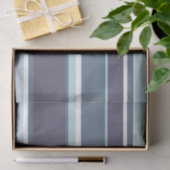 Blaugrau Streifen Seidenpapier (Geschenk)