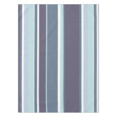 Blaugrau Streifen Tischdecke (Vorderseite)
