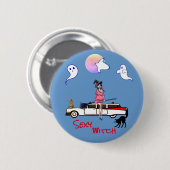Blaugrau Übernatürlich Button (Vorne & Hinten)