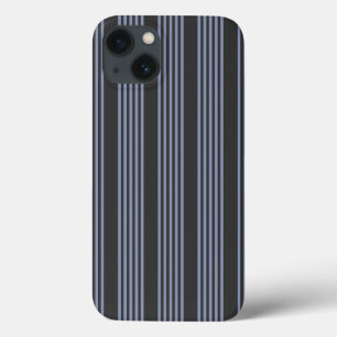Blaugrau und Holzkohle, fünf Streifen Case-Mate iPhone Hülle