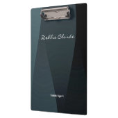 Blaugrau-Wellenmuster Klemmbrett (Links)