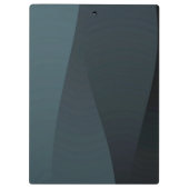 Blaugrau-Wellenmuster Klemmbrett (Rückseite)