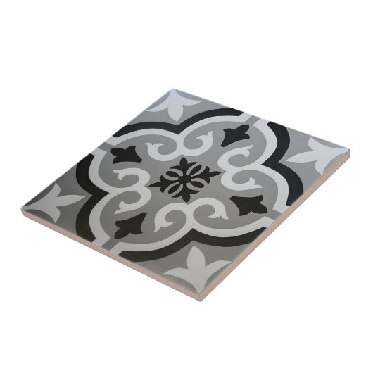 Blaugraue Bodenfliesen Vintag Fliese (Seite)