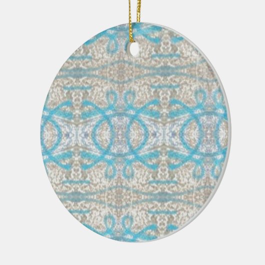 Blaugraue, Curly Decorative Graffiti Wall Pattern Keramik Ornament (Links)