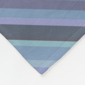 Blaugraue diagonale Streifen Fleecedecke (Ecke)