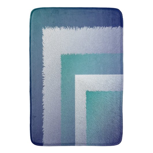 Blaugraue Ex-Pastellfarbe Badematte (Vorderseite Vertikal)