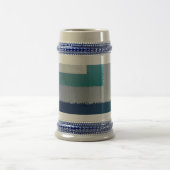 Blaugraue Ex-Pastellfarbe Bierglas (Mittel)