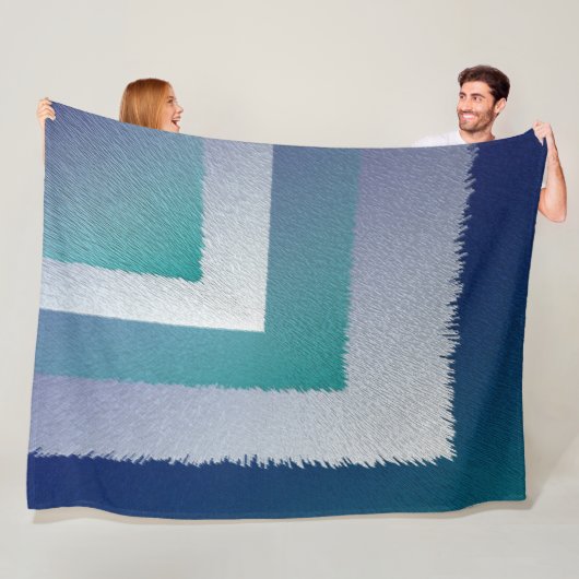 Blaugraue Ex-Pastellfarbe Fleecedecke (Beispiel)