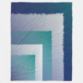 Blaugraue Ex-Pastellfarbe Fleecedecke (Vorderseite)