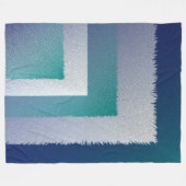 Blaugraue Ex-Pastellfarbe Fleecedecke (Vorderseite (Horizontal))