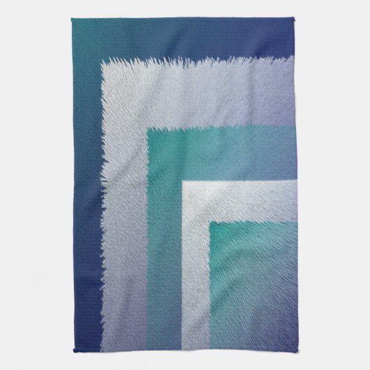 Blaugraue Ex-Pastellfarbe Geschirrtuch (Vertikal)