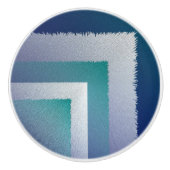 Blaugraue Ex-Pastellfarbe Keramikknauf (Vorderseite)