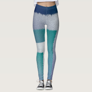 Blaugraue Ex-Pastellfarbe Leggings