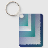 Blaugraue Ex-Pastellfarbe Schlüsselanhänger (Vorderseite)