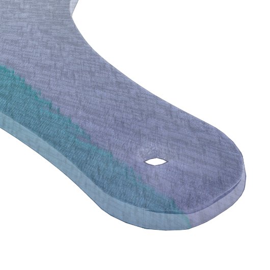 Blaugraue Ex-Pastellfarbe Schneidebrett (Ecke)