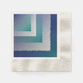 Blaugraue Ex-Pastellfarbe Serviette (Vorderseite)