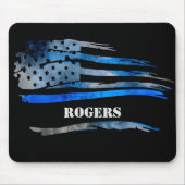 Blaugraue Flaggenmousepad Mousepad (Vorne)