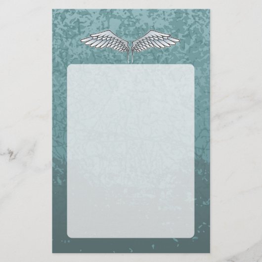 Blaugraue Flügel Flyer (Vorne)