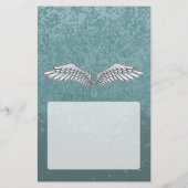 Blaugraue Flügel Flyer (Hinten)