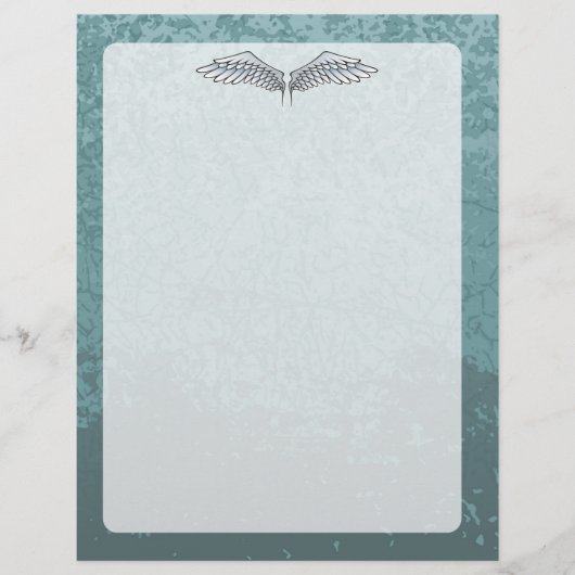 Blaugraue Flügel Flyer (Vorne)