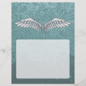 Blaugraue Flügel Flyer (Hinten)