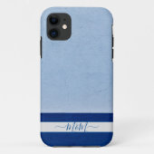 Blaugraue Gehäuse Case-Mate iPhone Hülle (Rückseite)