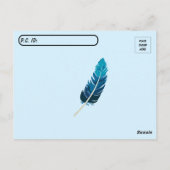 Blaugraue Gnatcatcher Hinterhof Bird verschieben Postkarte (Rückseite)