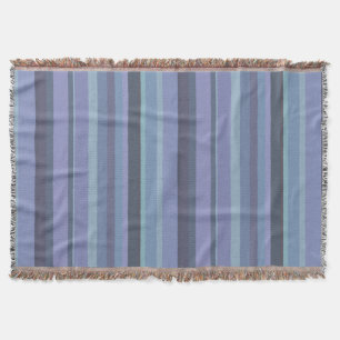 Blaugraue horizontale Streifen Decke