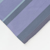 Blaugraue horizontale Streifen Fleecedecke (Ecke)
