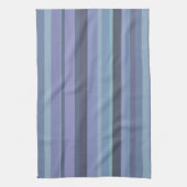 Blaugraue horizontale Streifen Handtuch (Vertikal)
