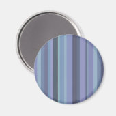Blaugraue horizontale Streifen Magnet (Vorderseite/Rückseite)