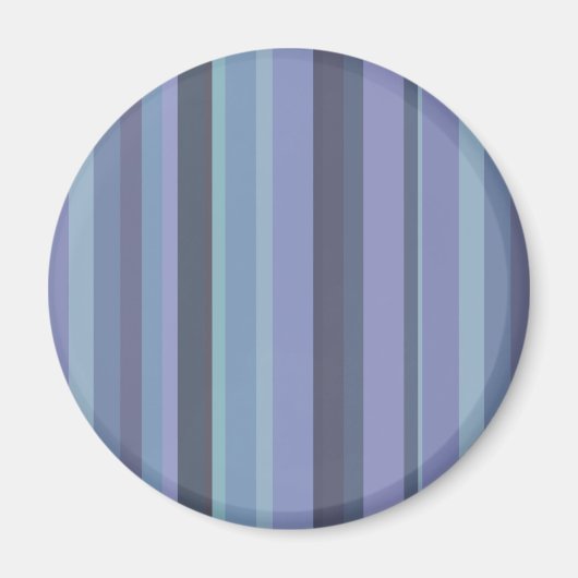 Blaugraue horizontale Streifen Magnet (Vorne)