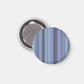 Blaugraue horizontale Streifen Magnet (Vorderseite/Rückseite)