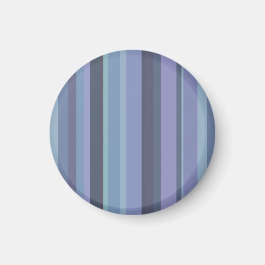 Blaugraue horizontale Streifen Magnet (Vorne)